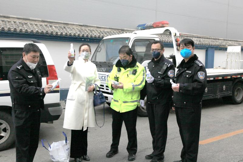 保护人民警察健康安全！馨立方捐赠北京市公安交通管理局物资